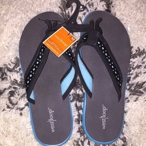 west loop flip flops